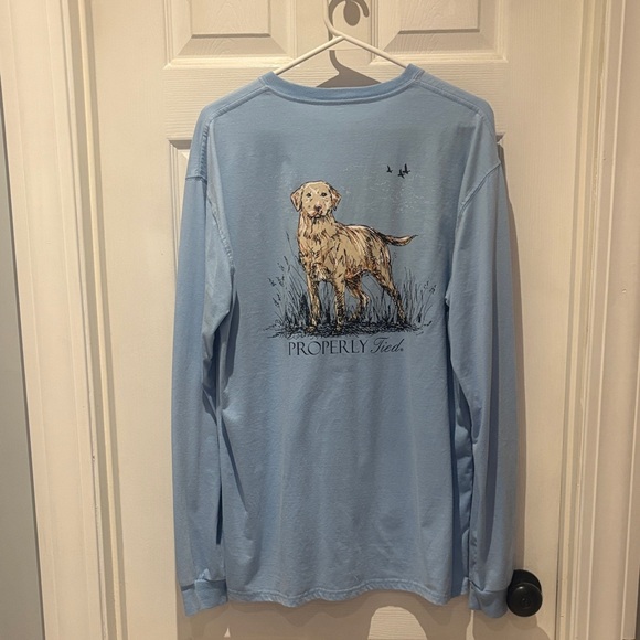 Properly Tied Pima cotton long sleeved T-shirt. SZ Large - Picture 1 of 6